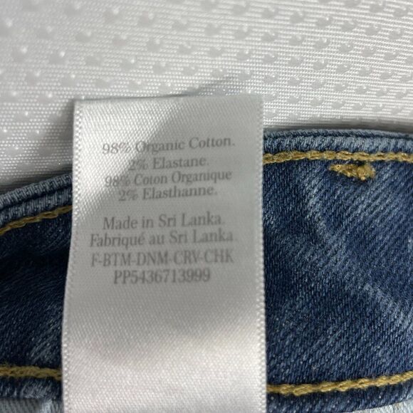 Everlane The Original Curvy Cheeky High Rise Straight Leg Jean Stone Washed 30 - Picture 7 of 9